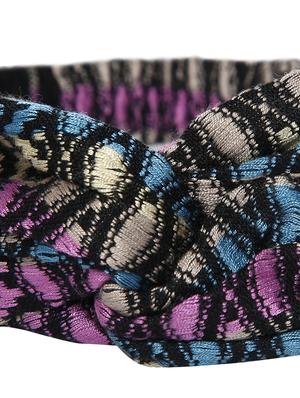 svaz printed wide headwrap elastic hairband daily wear hair accessories for women and girls - 15672087 - Standard Image - 4