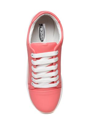 red lace-up sneakers - 15672376 - Standard Image - 4