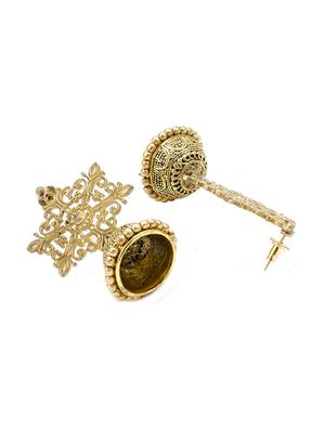 gold tone jhumka - 15674435 - Standard Image - 4