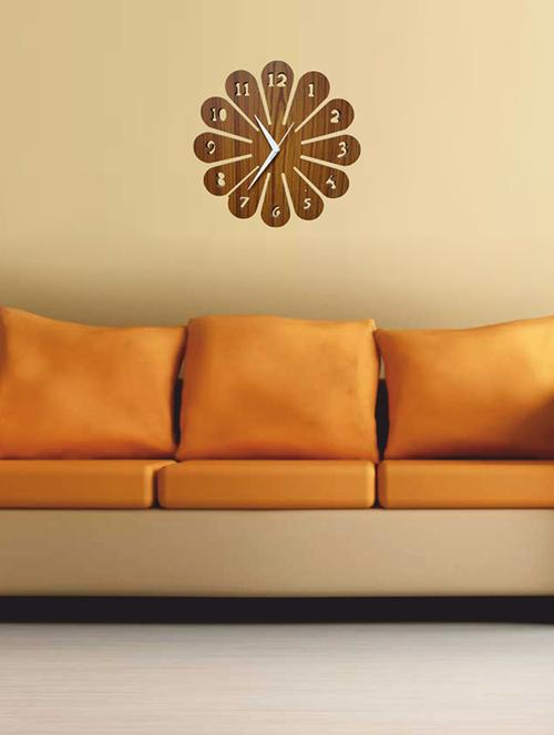 Decorative Handmade Wooden Wall Clock for Living Room/Bedroom/Office/Kids Room/Home/Kitchen - 15674804 - Very Small Image - 1