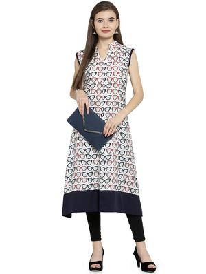 A-line printed kurta - 15675744 - Standard Image - 4