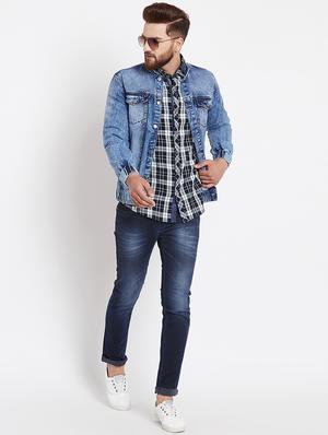 blue denim jacket - 15676060 - Standard Image - 4