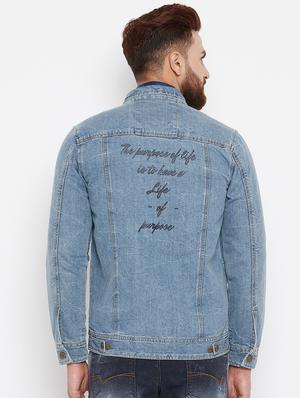blue denim jacket - 15676062 - Standard Image - 4