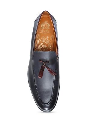 navy tassel formal slip ons - 15677672 - Standard Image - 4