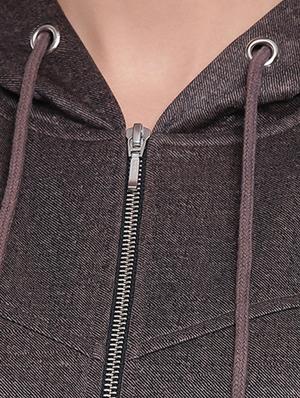 draw-string waist hooded jacket - 15679698 - Standard Image - 4