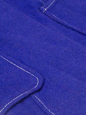 blue wool trench coat - 15680791 - Standard Image - 4