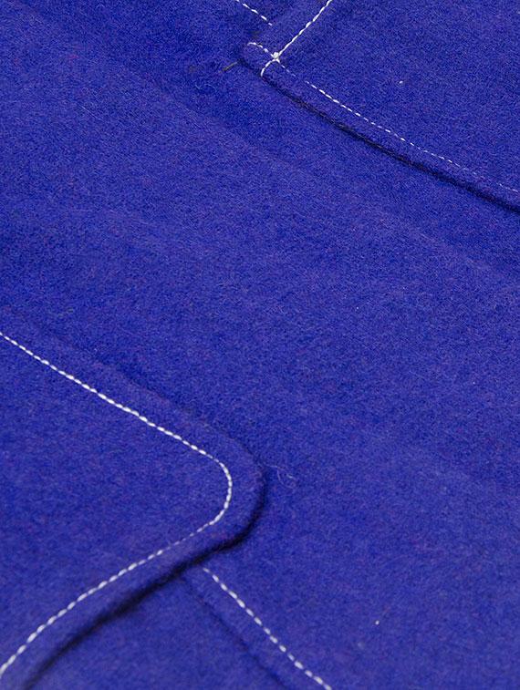 blue wool trench coat - 15680791 - Zoom Image - 4