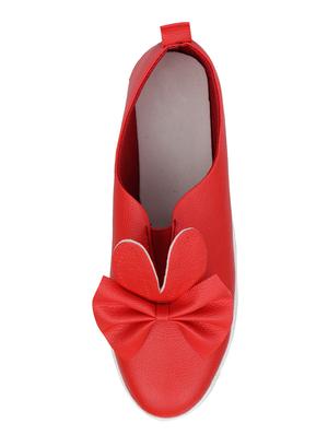red lace-up casual shoes - 15681781 - Standard Image - 4