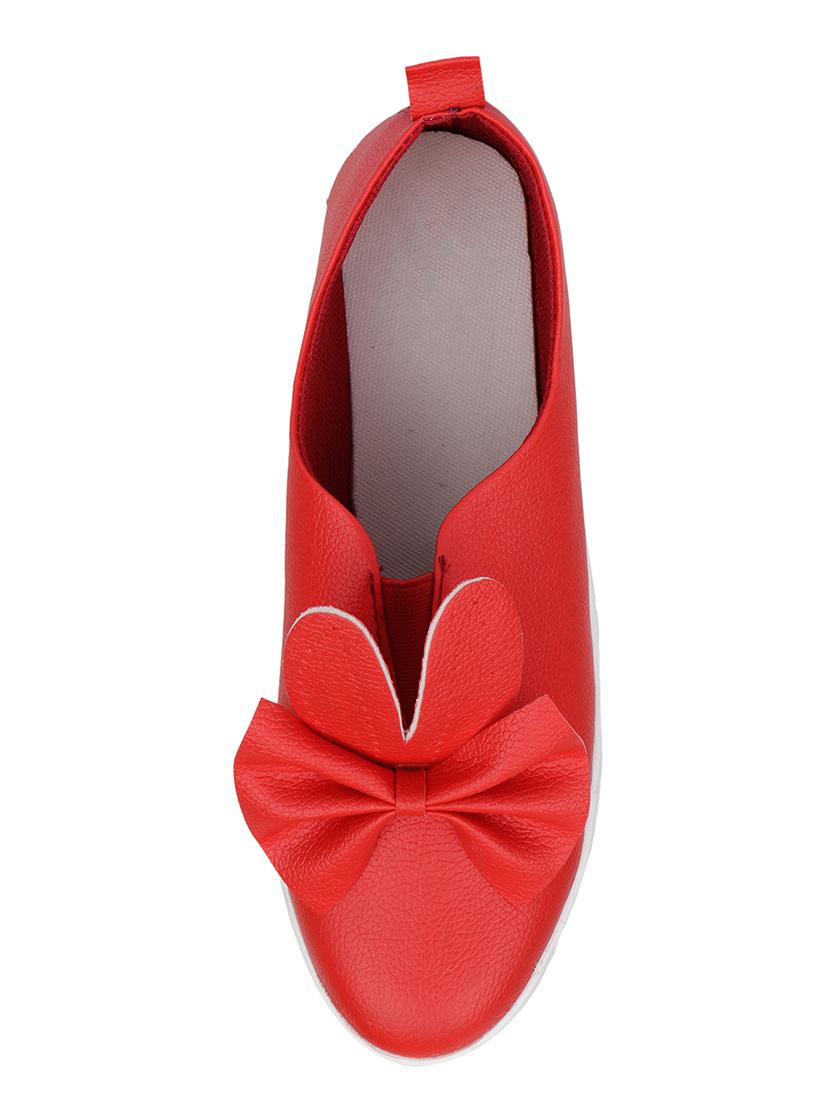 red lace-up casual shoes - 15681781 - Zoom Image - 4