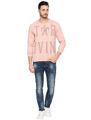 pink cotton front print sweatshirt - 15691540 - Standard Image - 4