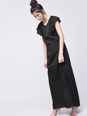 flutter sleeved maxi dress - 15692002 - Standard Image - 4