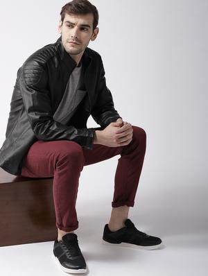 black leather biker jacket - 15692438 - Standard Image - 4