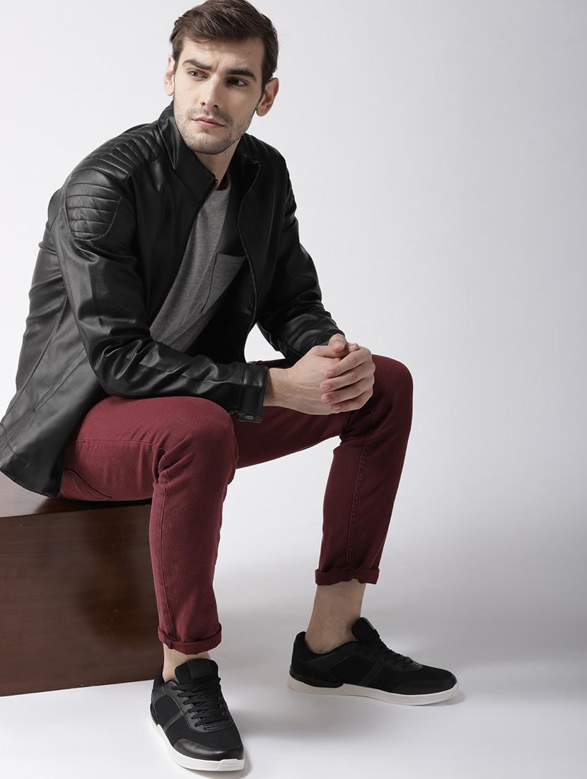 black leather biker jacket - 15692438 - Zoom Image - 4