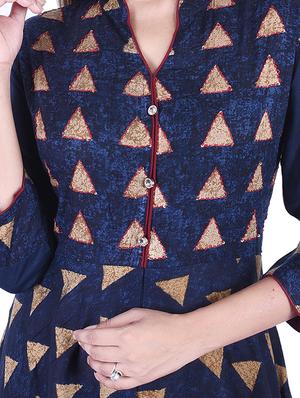 layered geometrical kurta - 15692525 - Standard Image - 4