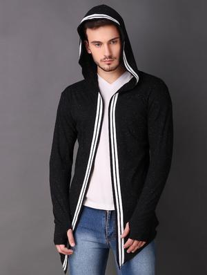 black cotton shrug - 15693209 - Standard Image - 4