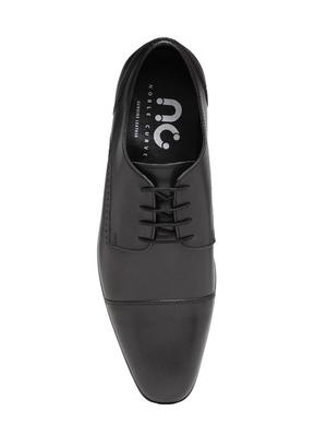 black leather lace-up derbys - 15699324 - Standard Image - 4