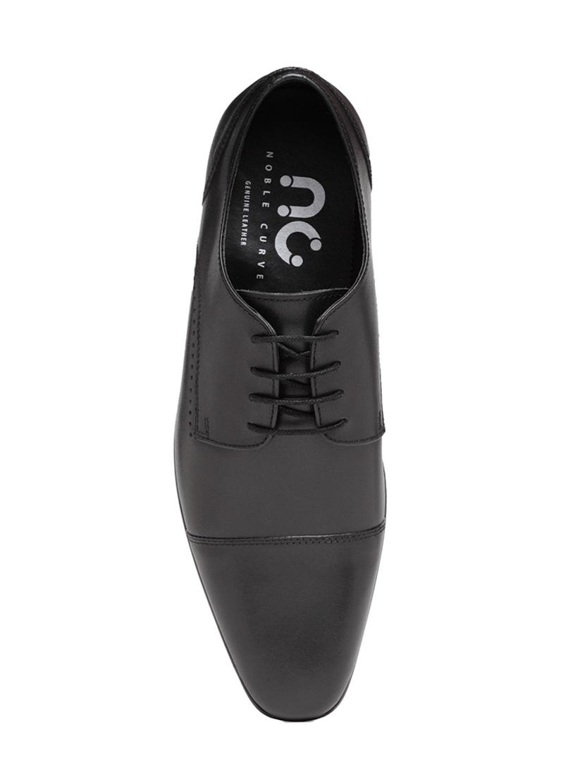 black leather lace-up derbys - 15699324 - Zoom Image - 4