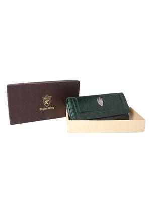 green leatherette (pu wallet - 15700253 - Standard Image - 4