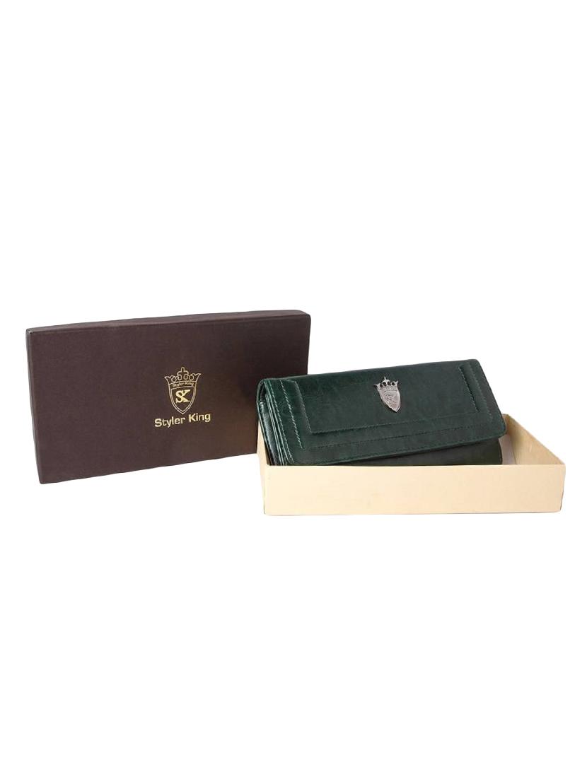 green leatherette (pu wallet - 15700253 - Zoom Image - 4