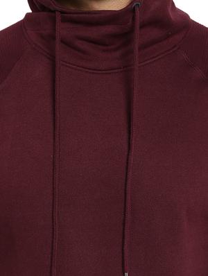 maroon cotton sweatshirt - 15700337 - Standard Image - 4