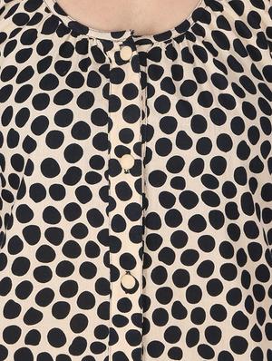 button-up dotted tunic - 15702189 - Standard Image - 4