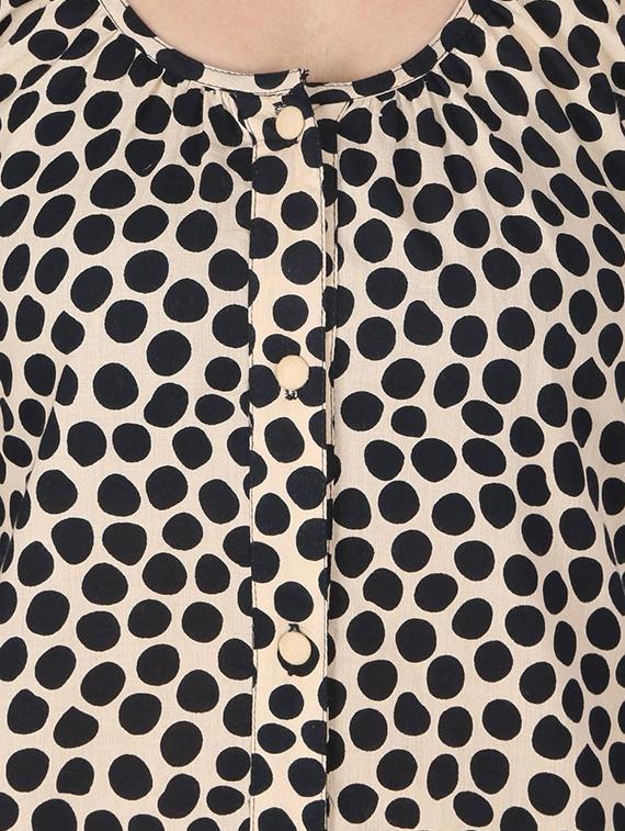 button-up dotted tunic - 15702189 - Zoom Image - 4