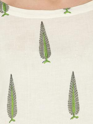 straight printed kurta - 15704581 - Standard Image - 4