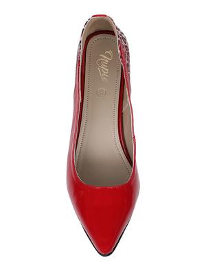 red slip on pumps - 15705238 - Standard Image - 4