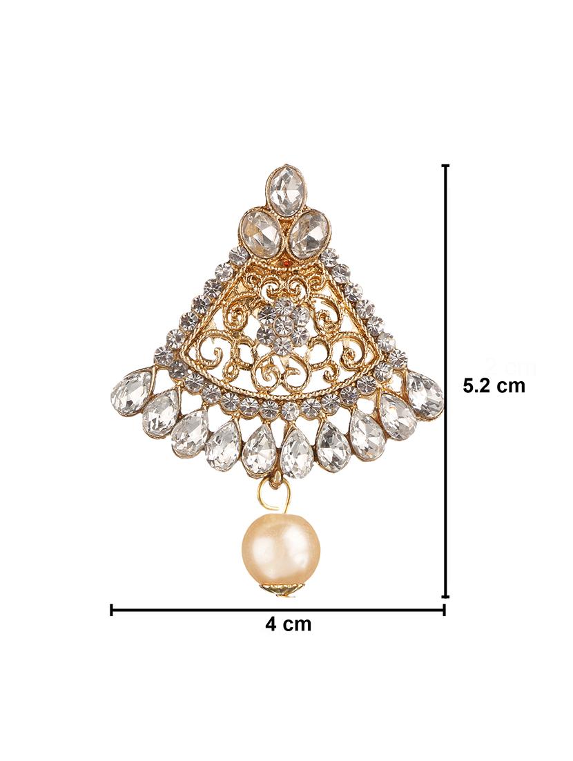 gold plated drop earring - 15706212 - Zoom Image - 4