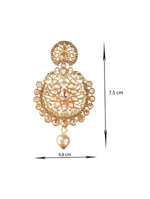 Gold Tone Drop Earrings - 15706258 - Standard Image - 4