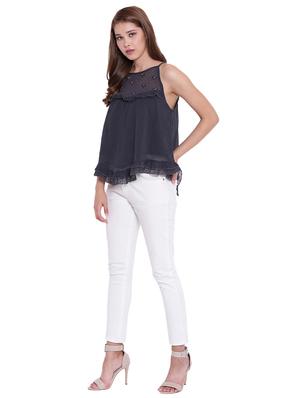 embellished frill detail top - 15707918 - Standard Image - 4