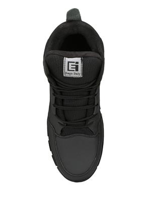 black leather high ankle boots - 15709009 - Standard Image - 4