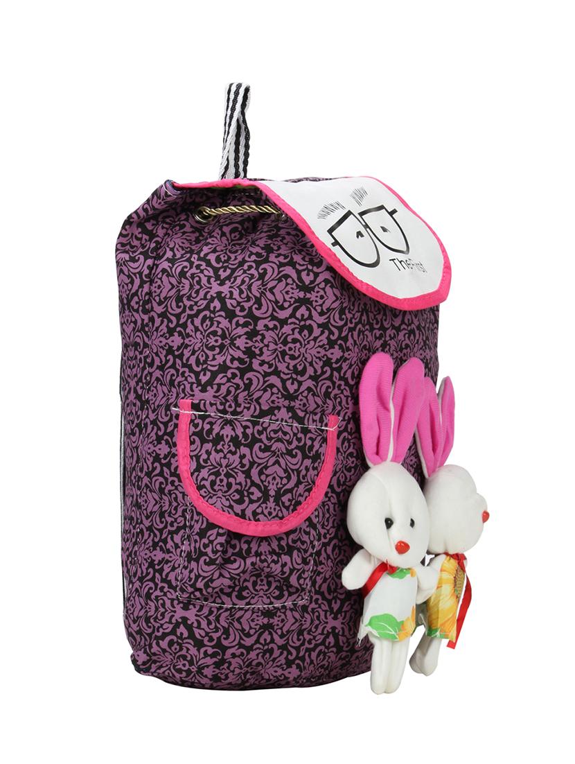 purple canvas fashion backpack - 15709057 - Zoom Image - 4