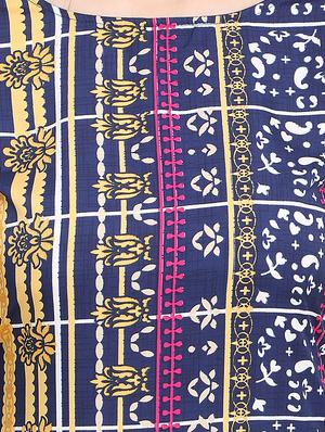 Printed straight kurta - 15710369 - Standard Image - 4