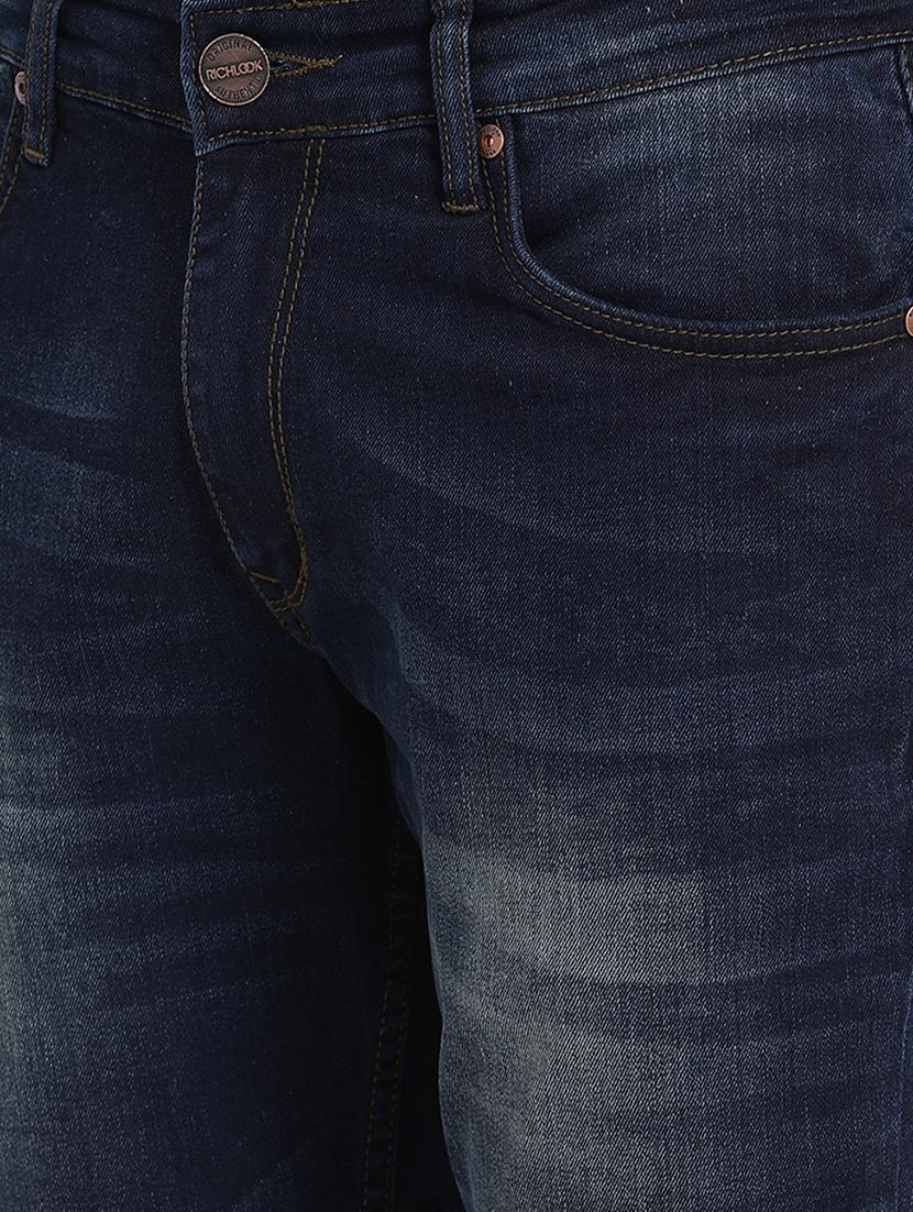 blue cotton washed jeans - 15713465 - Zoom Image - 4