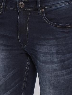 blue cotton washed jeans - 15713467 - Standard Image - 4