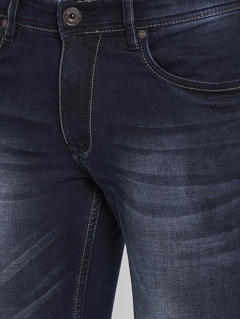 blue cotton washed jeans - 15713467 - Zoom Image - 4