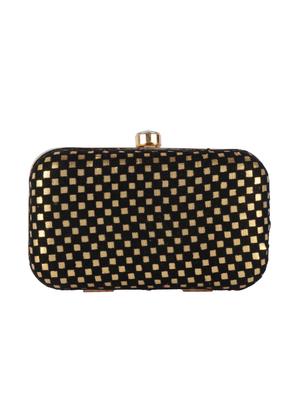 black velvet box clutch - 15715929 - Standard Image - 4