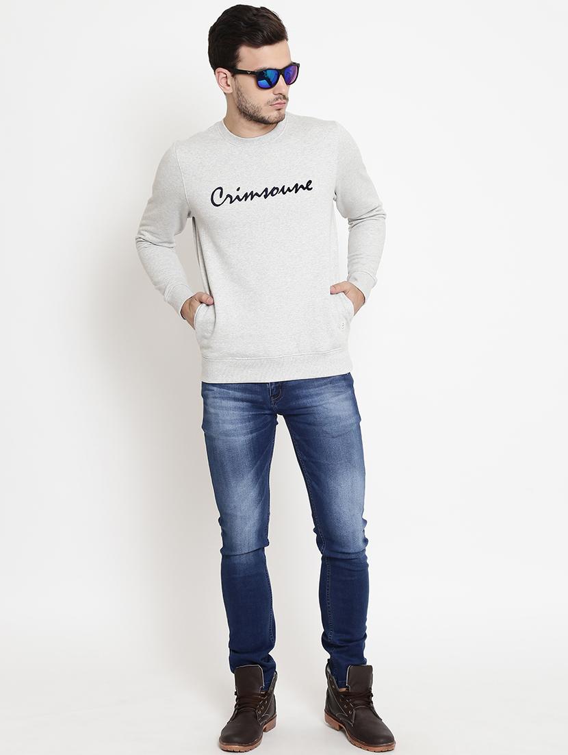 blue cotton washed jeans - 15721453 - Zoom Image - 4