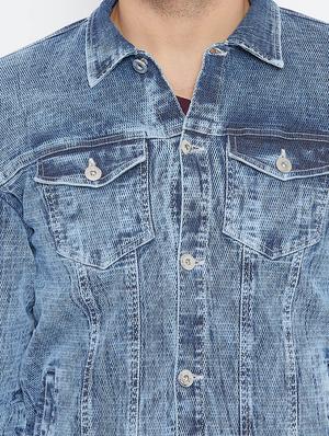 blue denim jacket - 15722129 - Standard Image - 4