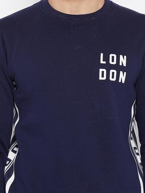 navy blue cotton sweatshirt - 15722227 - Standard Image - 4