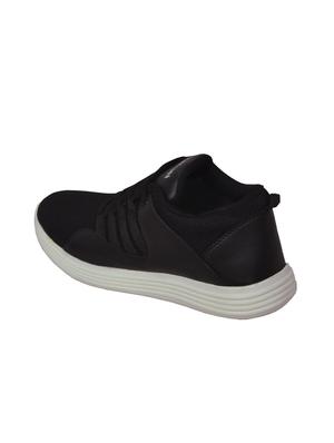 black mesh lace up sneakers - 15724042 - Standard Image - 4