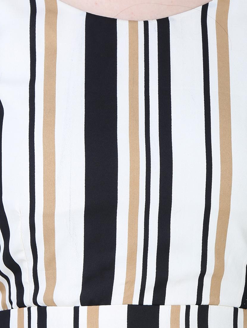 round neck striped maxi dress - 15726105 - Zoom Image - 4