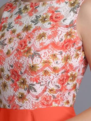 floral lace maxi dress - 15726267 - Standard Image - 4