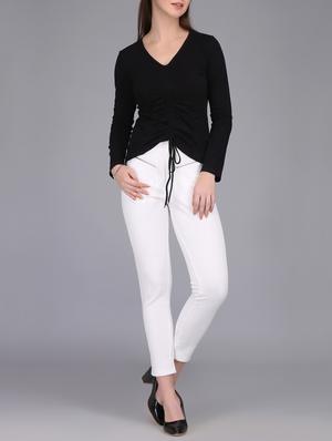 long sleeved ruched top - 15726290 - Standard Image - 4