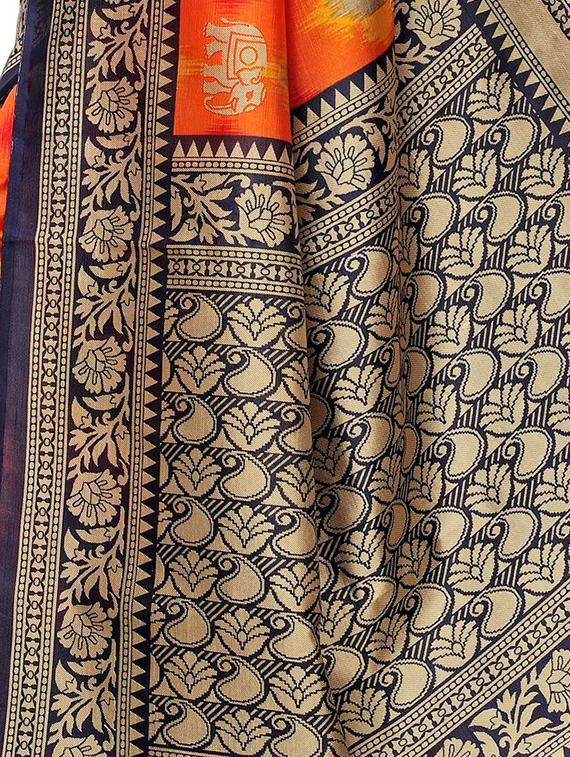 conversational mysore silk saree with blouse - 15726348 - Zoom Image - 4