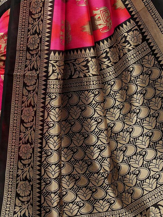 conversational mysore silk saree with blouse - 15726349 - Zoom Image - 4