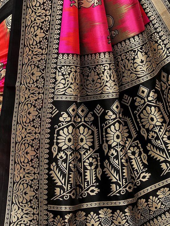 conversational mysore silk saree with blouse - 15726353 - Zoom Image - 4