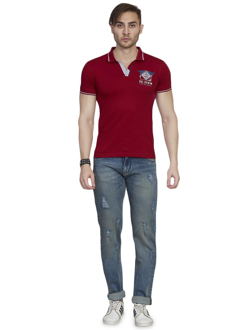 blue light washed jeans - 15726354 - Zoom Image - 4
