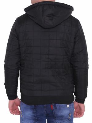 grey polyester blend casual jacket - 15726589 - Standard Image - 4